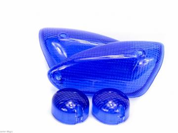 Blinkerglasset Dunkel Blau Yamaha Aerox MBK Nitro