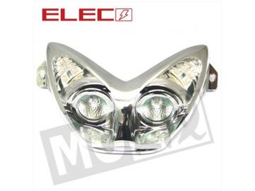 Scheinwerfer Chrom mit LED MBK Nitro Yamaha Aerox