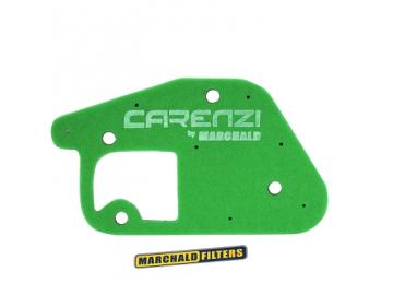 Sport Luftfiltereinsatz Carenzi Grün für MBK Booster, Stunt, Yamaha Bw´s Slider
