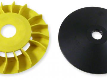 Riemenscheibe CNC mit Lüfterrad Minarelli 13mm