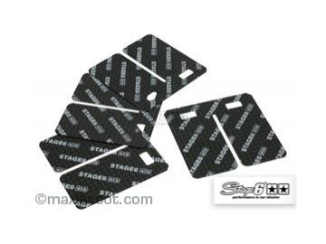 Carbon Membranblock Zungen Stage6 Vforce by Moto Tassinari 45° 0,35mm