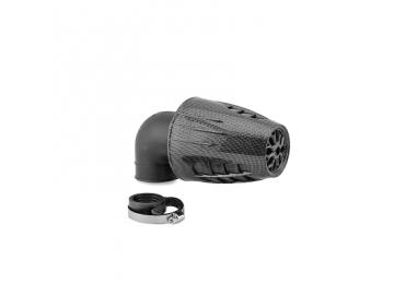 Rennluftfilter Carenzi 90° 28mm/35mm Carbon