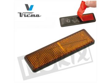 Reflektor Rechteckig 91x25mm Orange selbstklebend CE