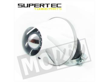 Rennluftfilter Helix 28/35mm 90° Weiß