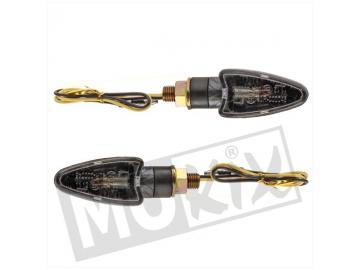 Universal Blinker Carbon Optik mit Zulassung