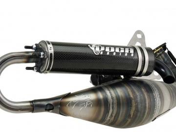 Auspuffanlage Voca Combat R/T Minarelli liegend