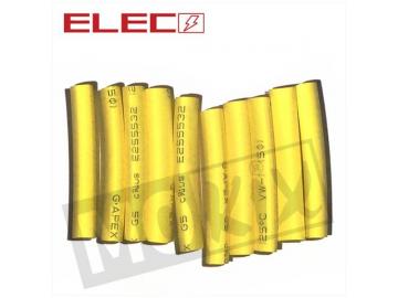 Schrumpfschlauch Stücke 2mm x 40mm Gelb 10st.