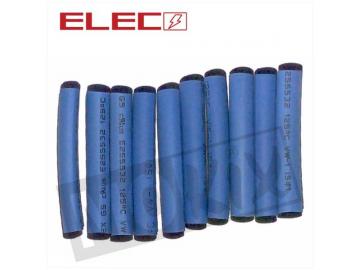 Schrumpfschlauch Stücke 3,5mm x 40mm Blau 10st.