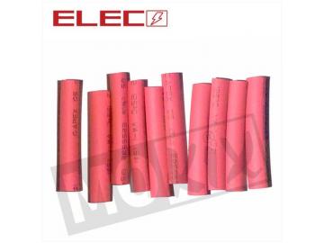 Schrumpfschlauch Stücke 3,5mm x 40mm Rot 10st.