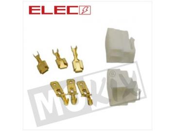 Elektrostecker 3 Pin 8-teilig