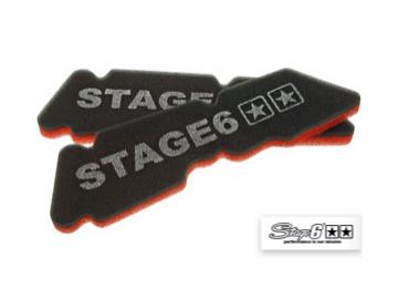 Luftfiltereinsatz Stage6 Double-Layer Piaggio lang