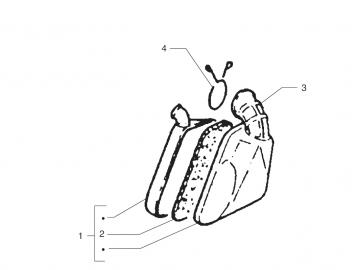 Explosionszeichnung Luftfilterkasten Minarelli liegend