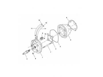 Explosionszeichnung Zylinder Minarelli liegend LC