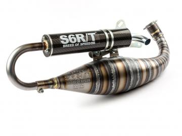 Auspuffanlage für Stage6 R/T Big Bore 90 - 100ccm Minarelli liegend