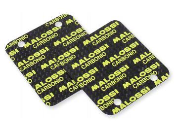 Membranblock Blättchen Carbon Malossi MHR VL 14 Minarelli liegend