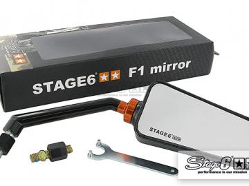 Spiegel Stage6 F1 rechts M8 Carbon-look Matt