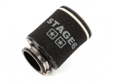 Racingluftfilter Stage6 Double Layer Schwarz 70mm