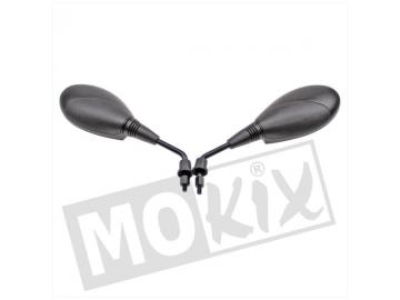 Spiegel Satz Piaggio Zip ab 07 CE Schwarz