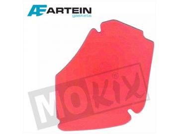 Luftfiltereinsatz Artein Rot für Piaggio Zip 4 Takt