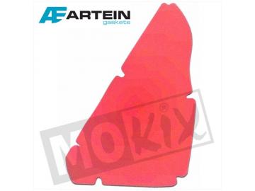Luftfiltereinsatz Artein Rot für Gilera Runner Piaggio Nrg
