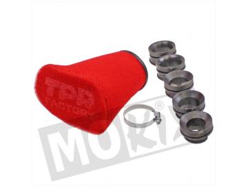 Luftfilter Top Performance TPR Factory 46-62mm Rot