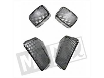 Blinkerglas Set Carbon Optik MBK Booster Yamaha BW