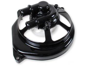 Wasserpumpendeckel STR8 Extreme Cut Schwarz Minarelli liegend