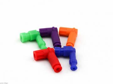 Zündkerzenstecker 90° farbig