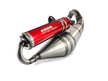 Auspuff Voca Sabotage V2 Rot Minarelli liegend