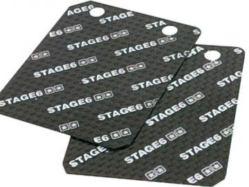 Carbon Membranplättchen für Stage6 Membranblock 45° 0,35mm Piaggio