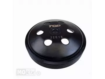 Kupplungsglocke Top Performance TPR mit Kühlrippen 107mm Piaggio & Peugeot