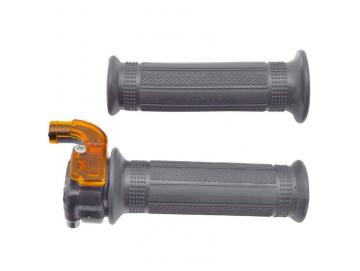 Kurzhubgasgriff Racing Mini Targa Schwarz Orange