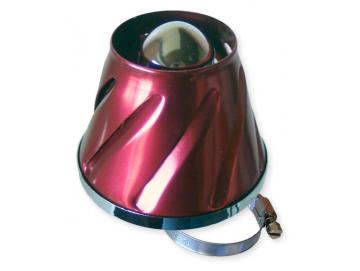 Rennluftfilter 35mm 0°Rot Helix Nachbau